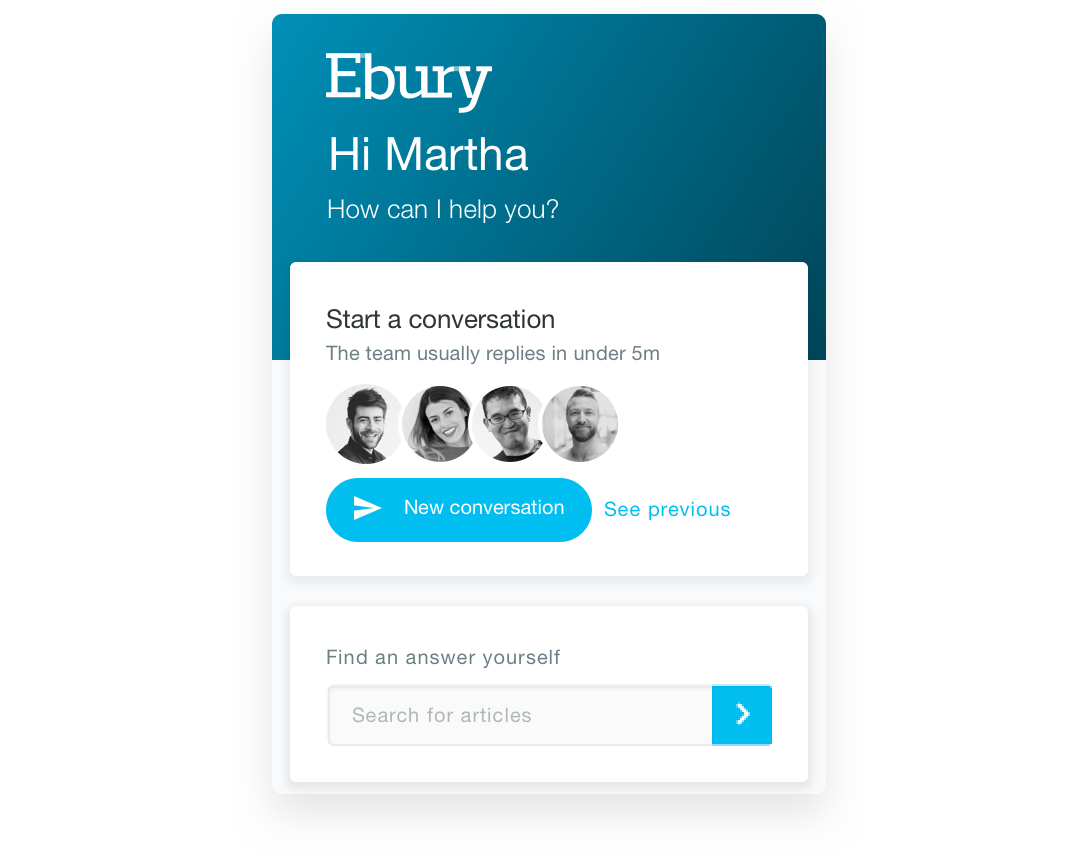 Ebury Online Support